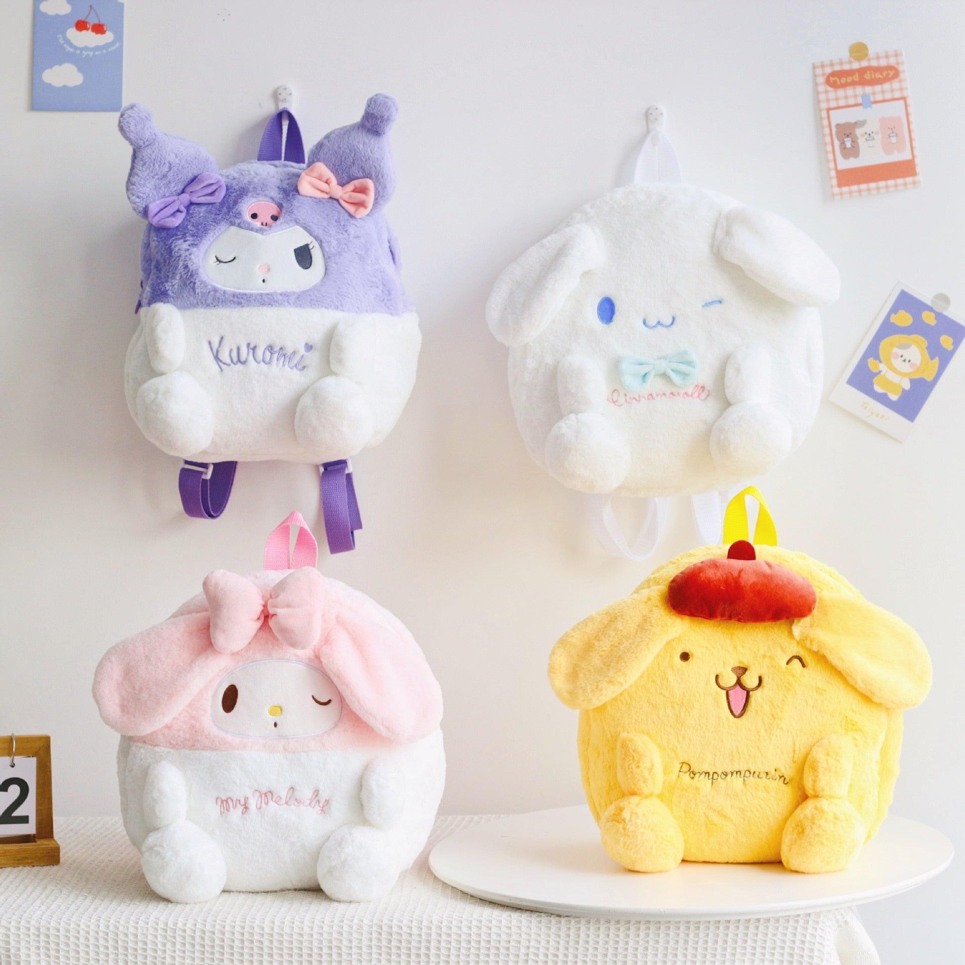 Japan Sanrio - Fluffy Pastel Cat Kuromi Plush Toy — USShoppingSOS