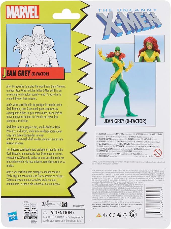 Marvel Legends Jean Grey X-Factor Figure – 6" Collector Toy by Hasbro - Logan's Toy Chest