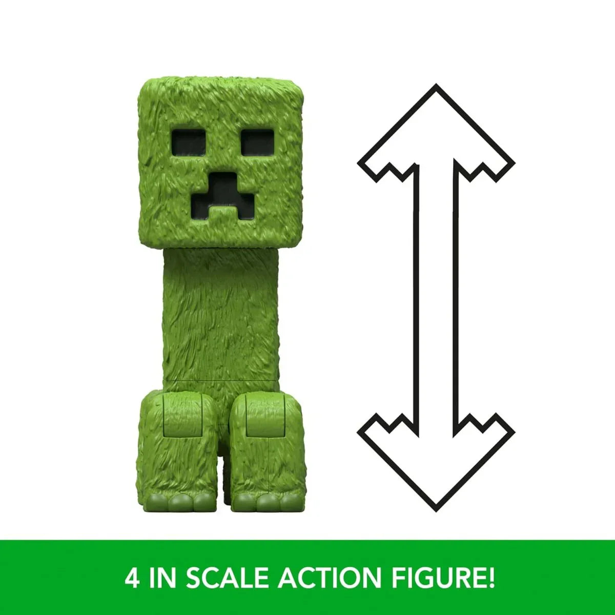 Mattel Minecraft Movie 4-Inch Creeper Action Figure with Accessories Toy Set - Logan's Toy Chest