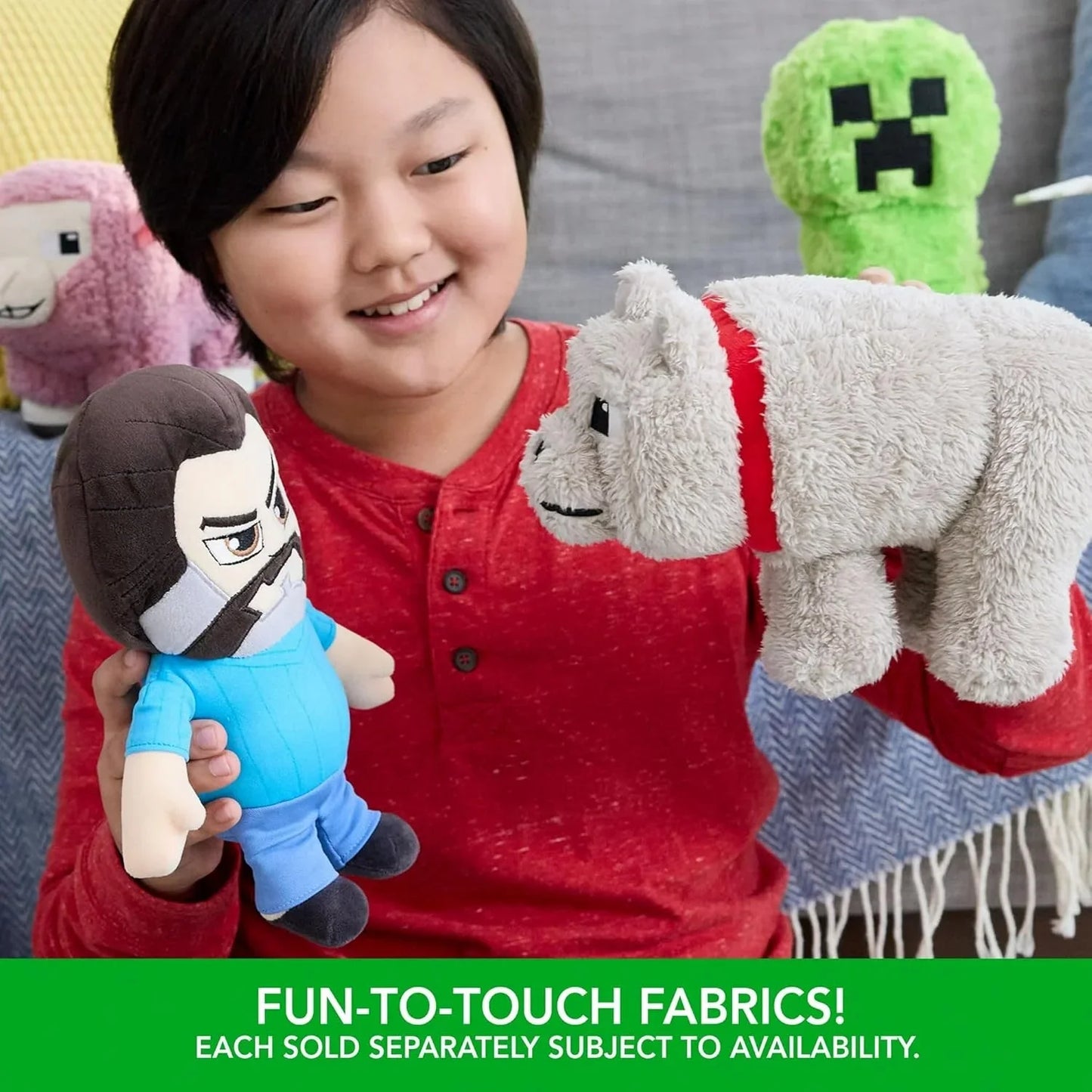 Minecraft Dennis the Wolf Plush – 8" Collectible Toy from Minecraft Movie - Logan's Toy Chest