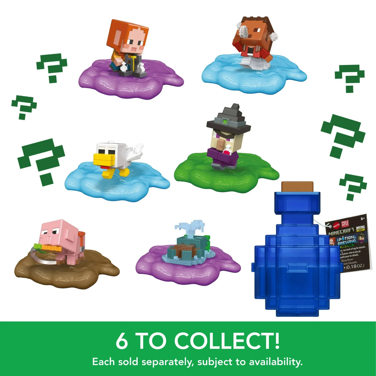 Minecraft Mini Mode Brewing Figure – Color Reveal Slimy Collectible Toy - Logan's Toy Chest