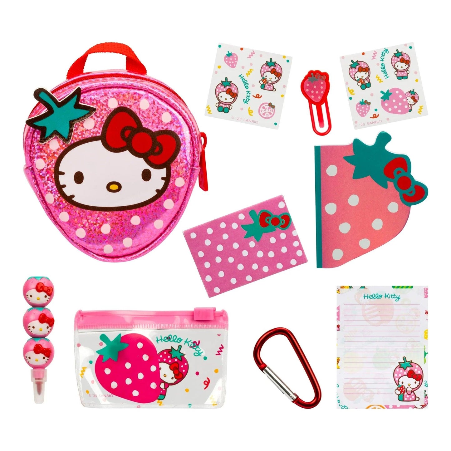 Real Littles Hello Kitty Scented Mini Backpack – 6 Surprise Stationery Item - Logan's Toy Chest