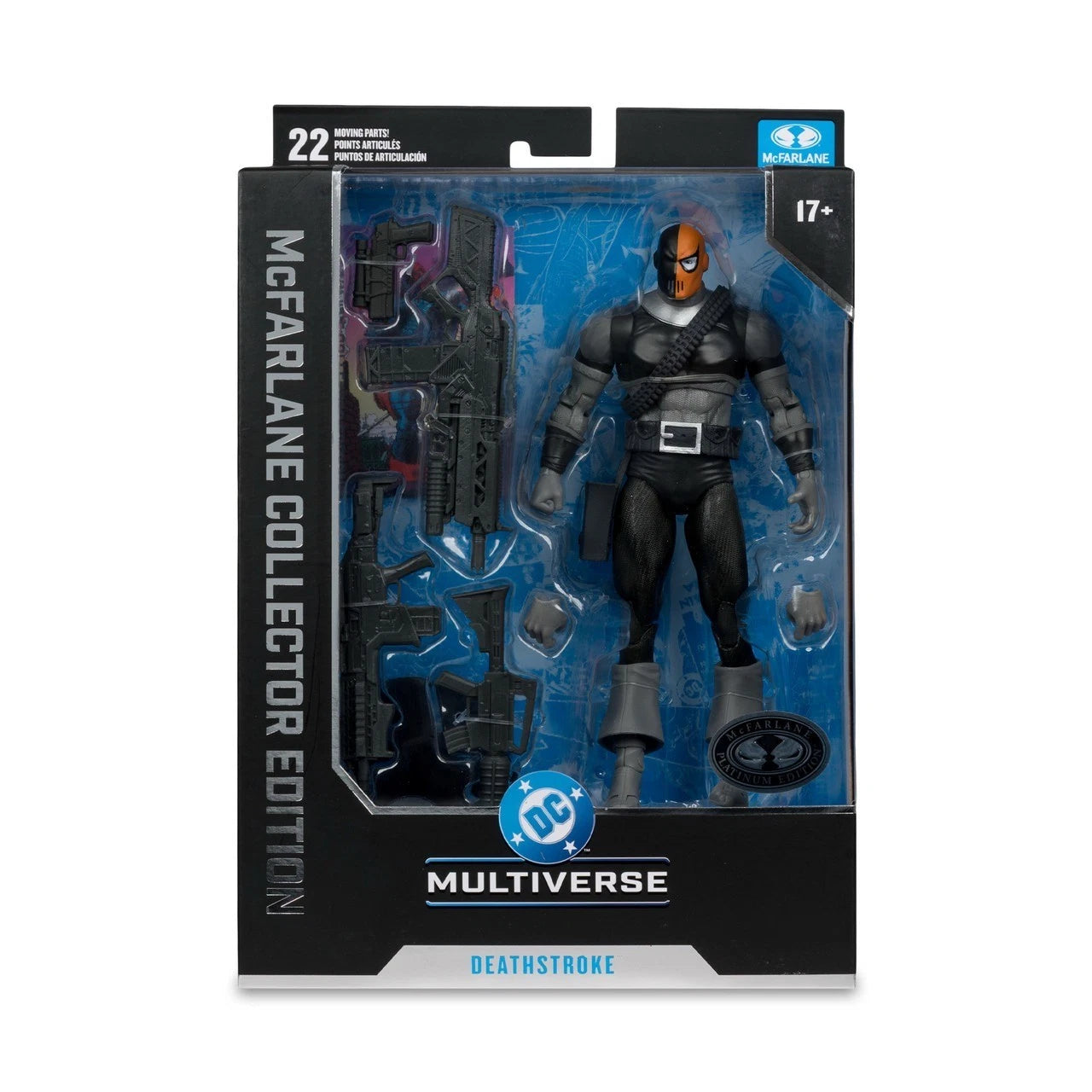 McFarlane DC Deathstroke 7" Action Figure – Platinum Collector Edition Chase