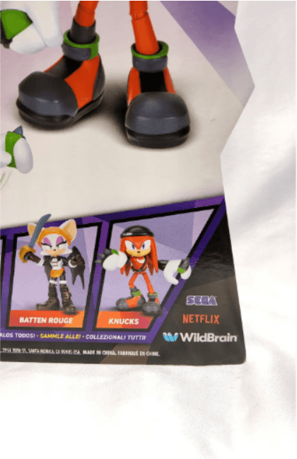 Sonic Prime Knucks 5" Action Figure – 13 Points Articulation, New Yoke City - Logan's Toy Chest