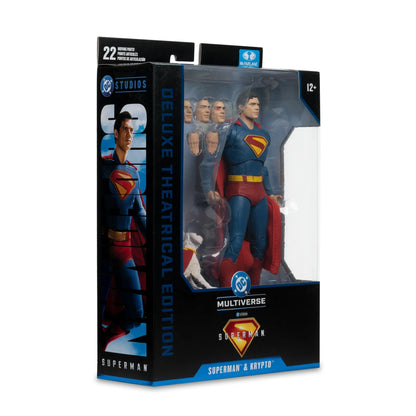 McFarlane DC Multiverse Superman & Krypto 7" Deluxe Movie Figure Edition