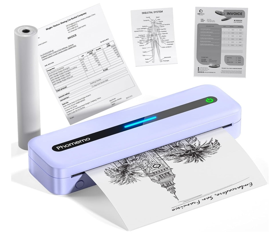 M832 Portable Printer - Inkless, Tattoo Stencil and Document Printing