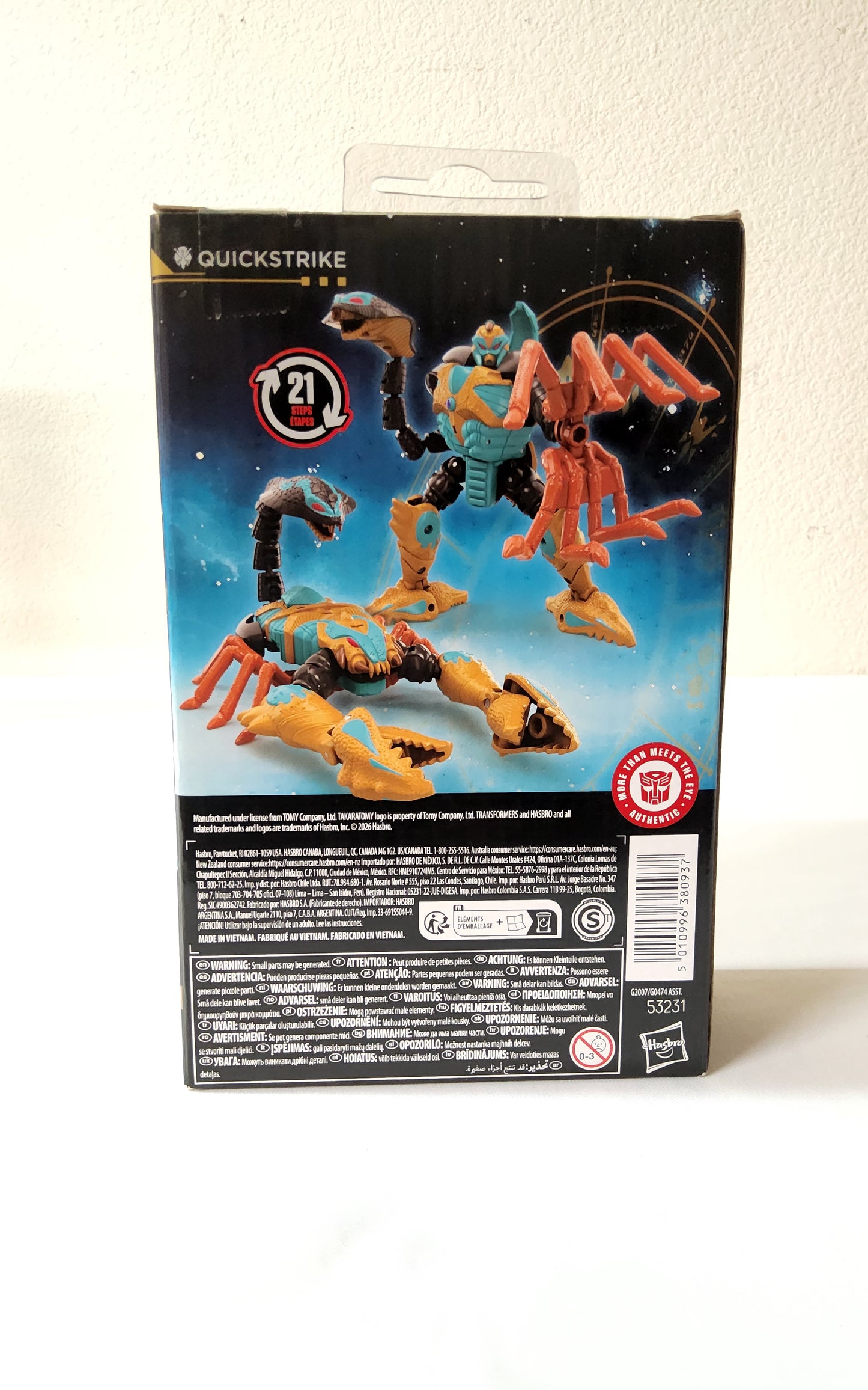 Transformers Age of the Primes Quickstrike Beast Wars Action Figure