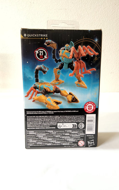 Transformers Age of the Primes Quickstrike Beast Wars Action Figure