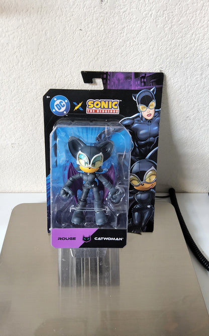 Jakks Pacific DC x Sonic the Hedgehog Rouge as Catwoman 5-Inch Action Figure