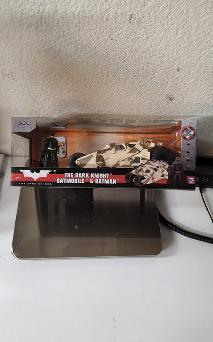 Jada Toys The Dark Knight Batmobile and Batman Die-Cast Figure Vehicle Set