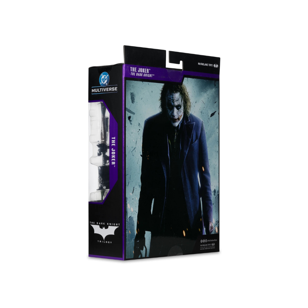 McFarlane DC Multiverse The Joker The Dark Knight Trilogy Deluxe Theatrical Edition – New in Box