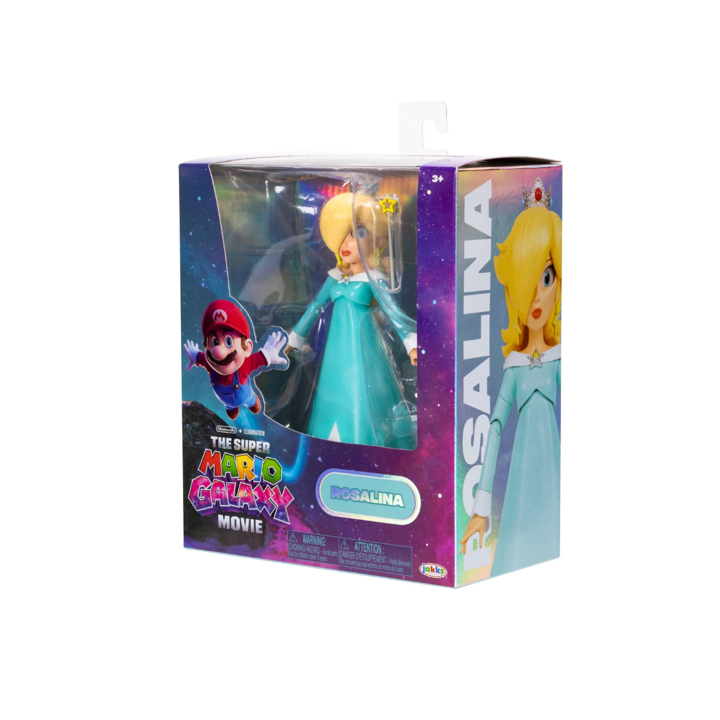 Jakks Pacific Super Mario Galaxy Movie Rosalina Figure (3+) – New in Box