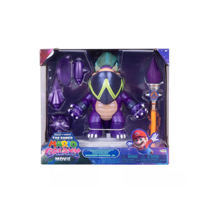 Super Mario Galaxy Movie Chomping Wonder Bowser Jr. 8 Inch Action Figure Target Exclusive
