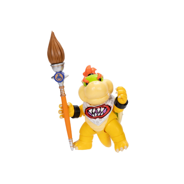 Super Mario Galaxy Movie Bowser Jr. 5" Action Figure Paint Brush