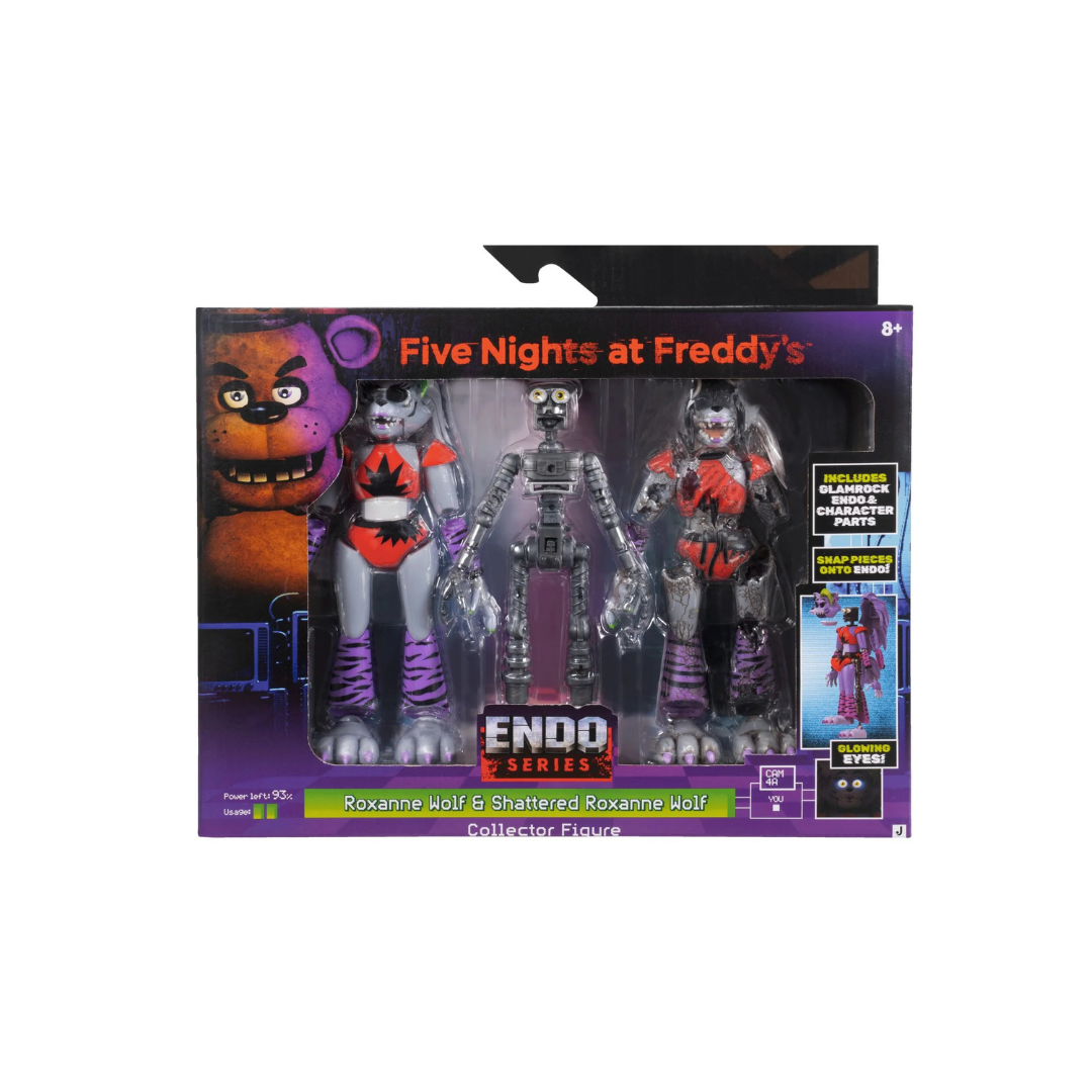 FNAF Endo-02 6-Inch Figure with Roxanne Wolf & Shattered Roxanne Parts