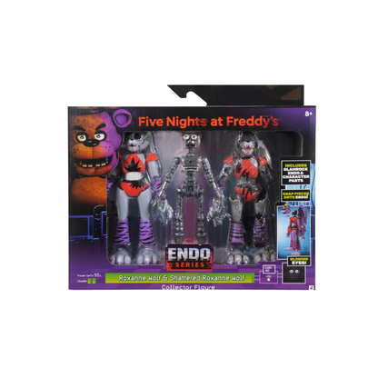 FNAF Endo-02 6-Inch Figure with Roxanne Wolf & Shattered Roxanne Parts
