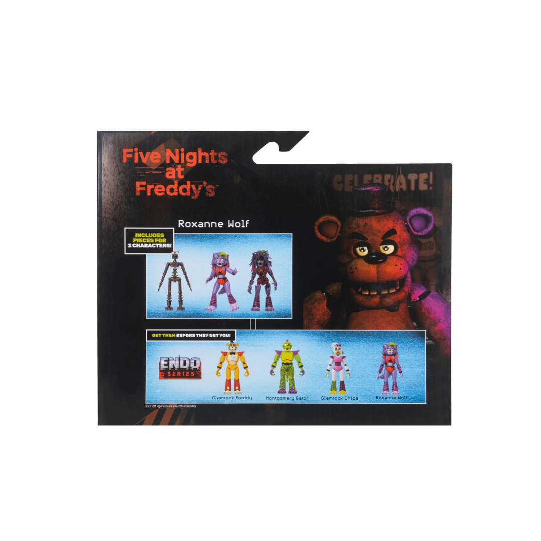 FNAF Endo-02 6-Inch Figure with Roxanne Wolf & Shattered Roxanne Parts