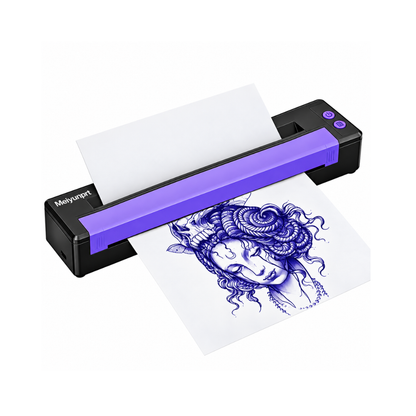Meiyunprt Tattoo Stencil Printer Bluetooth Wireless Thermal Tattoo Printer