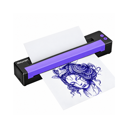 Meiyunprt Tattoo Stencil Printer Bluetooth Wireless Thermal Tattoo Printer