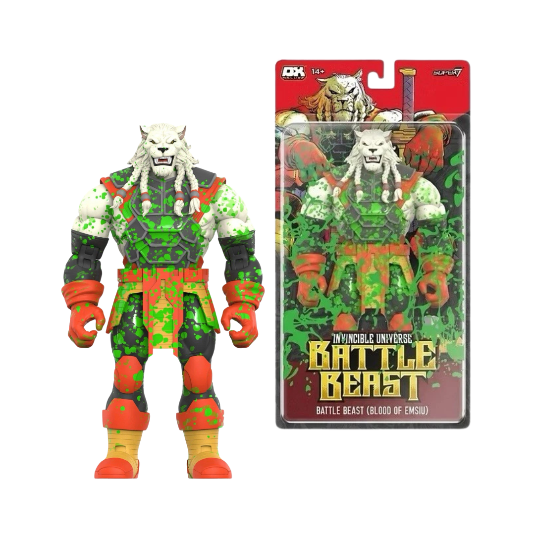 Super7 Invincible Battle Beast Blood of Emsiu Splatter Deluxe 7-Inch