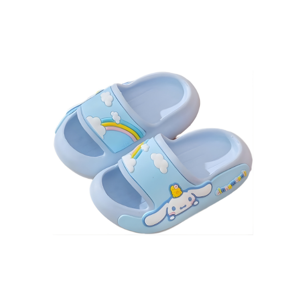 Hello Kitty Cinnamoroll Cloud Slippers Baby Blue – Kids & Women