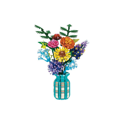 FAFAFA Toys Flower Bouquet Building Blocks Set – DIY Botanical Collection