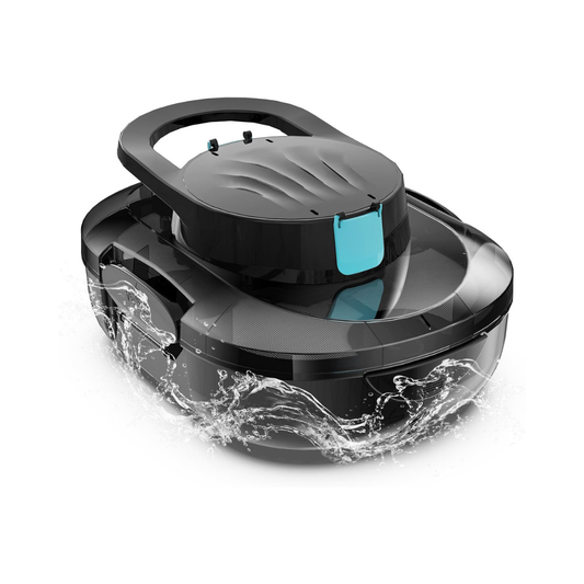 BRINBO S1 Pro Cordless Robotic Pool Cleaner – 130-Minute Runtime, Midnight Black