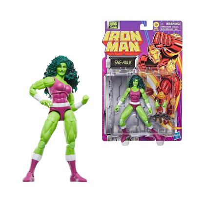 Marvel Legends Series She-Hulk 6-Inch Action Figure - Retro Comics Collectible