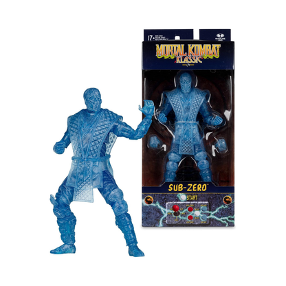 McFarlane Mortal Kombat Klassic Sub-Zero Ice Clone 7-Inch Action Figure