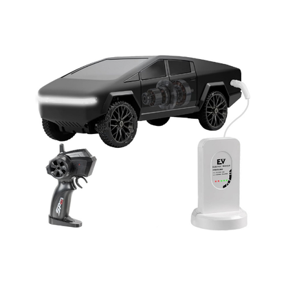1/24 Scale RC Pickup Truck, 2.4GHz Remote Control Car with Toy EV Charger, Built-in Rechargeable Battery