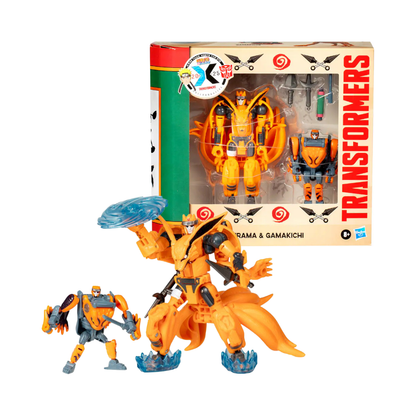 Transformers x Naruto Shippuden Kurama & Gamakichi Action Figure 2-Pack