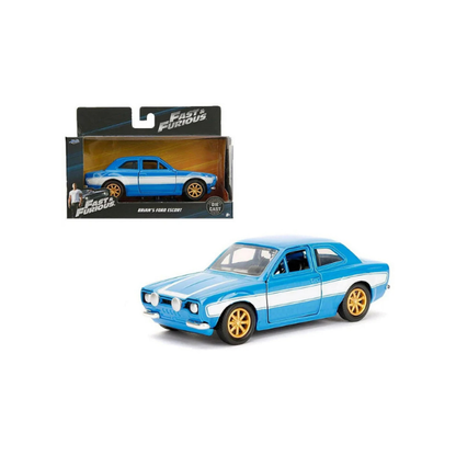 Jada Toys Fast & Furious Brian’s Ford Escort 1:32 Diecast – Light Blue