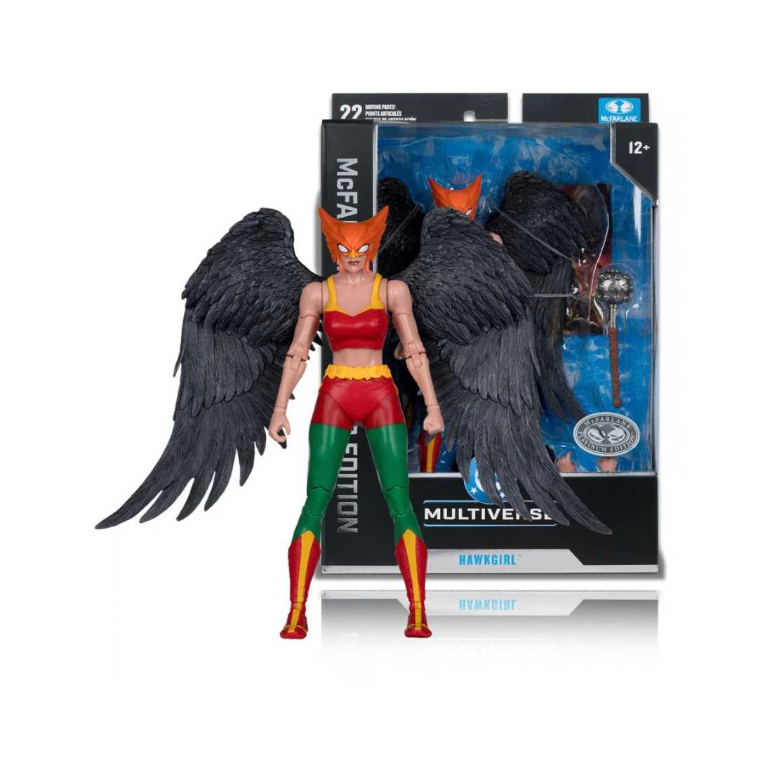 McFarlane DC Multiverse Hawkgirl Platinum Edition Collector #63 7in Figure