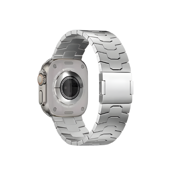 Pulseira magnética de titânio para Apple Watch 49 mm-38 mm - Pulseira de metal ajustável