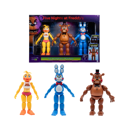 Jazwares Five Nights at Freddy’s 2 Toy Freddy Bonnie Chica 3-Figure Set