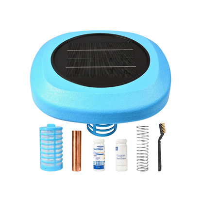MECHINHUB Solar Pool Ionizer for 40,000 Gallon Pools, Copper Anode
