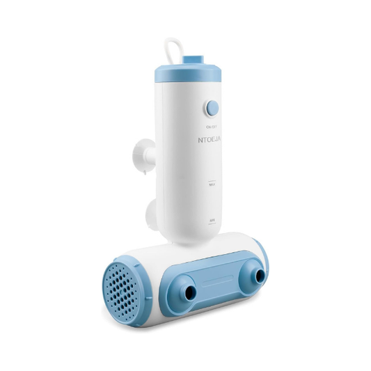 Portable Bath Jet Spa for Bathtub Dual Hydro Jets Bubble Machine Relaxation Blue