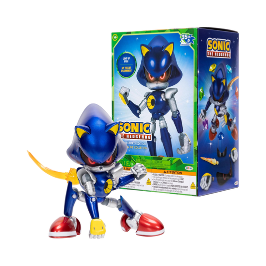 Sonic the Hedgehog 35th Anniversary Collector's Edition Metal Sonic Light Up Eyes Figure
