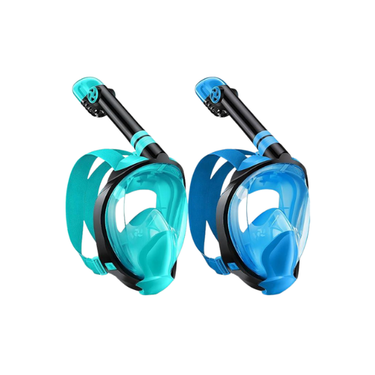 Zenoplige Full Face Snorkel Mask with Camera Mount – Anti-Fog & Leak