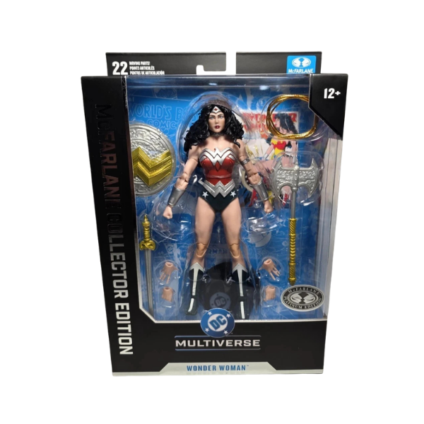McFarlane Toys DC Multiverse Collector Edition Wonder Woman 80s Platinum Edition 7-Inch Action Figure #61