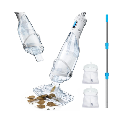 InoKraft K1.5 Pro Cordless Pool Vacuum – Blue, 18.5 GPM, 59-Inch Pole