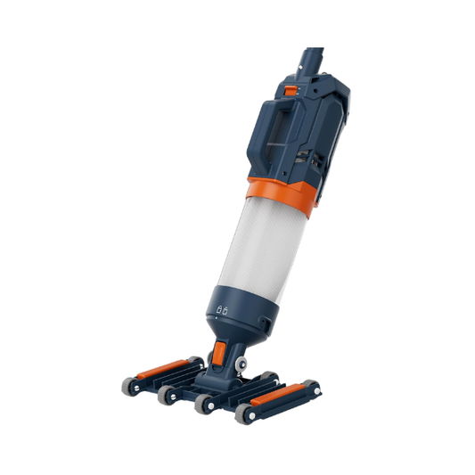 AQUAFYSH Heavy-Duty Cordless Handheld Pool Vacuum 18.9 GPM Suction, 60-Minute Runtime, 14-Inch Head and 25-Micron Filter