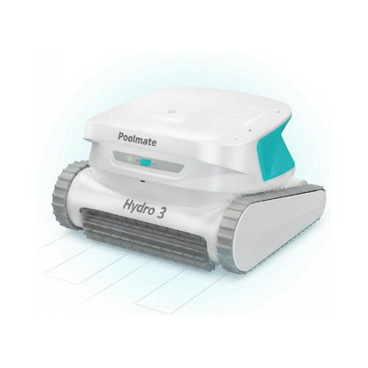 Chasing 200-min Hydro 3 Cordless Robotic Pool Cleaner | Roller Brush Cleaning for Floors/Walls/Waterline, Auto-Dock, Large Filter Basket | for Inground & Above Ground Pools