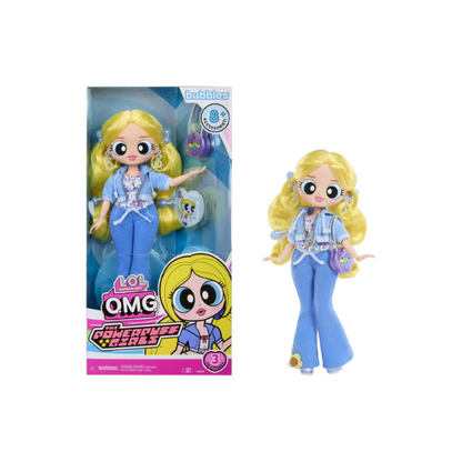 LOL Surprise OMG Powerpuff Girls Bubbles Fashion Doll with Outfits & Accessories
