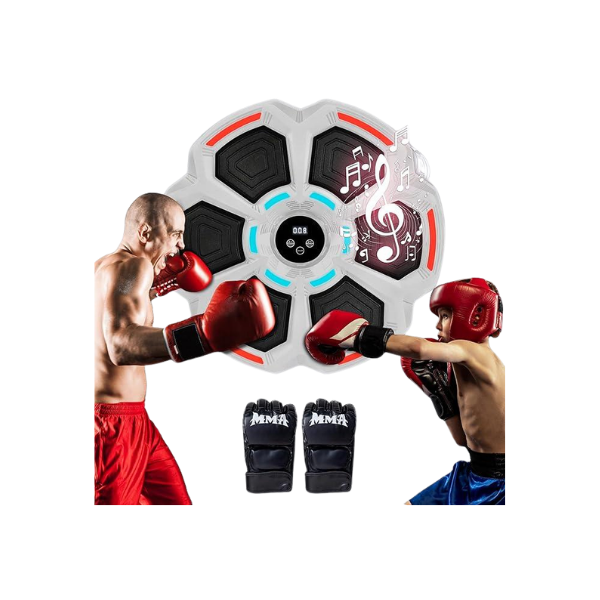 PHYLOKS Musical Boxing Machine – Wall-Mounted Boxing Trainer with Gloves