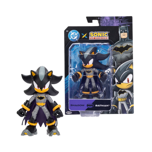 Jakks Pacific DC x Sonic the Hedgehog Shadow as Batman 5-Inch Action Figure