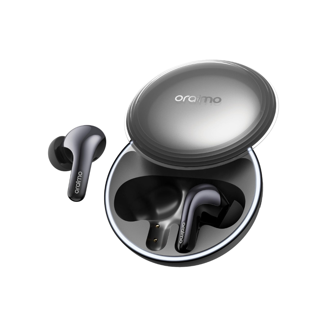 Oraimo SpaceBuds 2 Bluetooth 6.0 AI Translation Earbuds with 52dB ANC