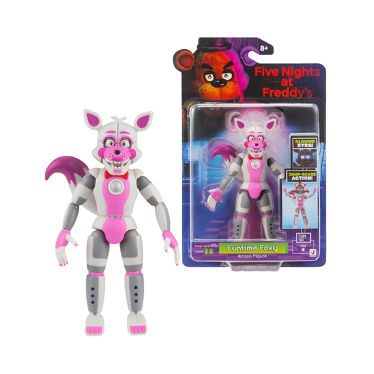 Jazwares FNAF Funtime Foxy 5-Inch Figure Glow Eyes Jumpscare FNF0122