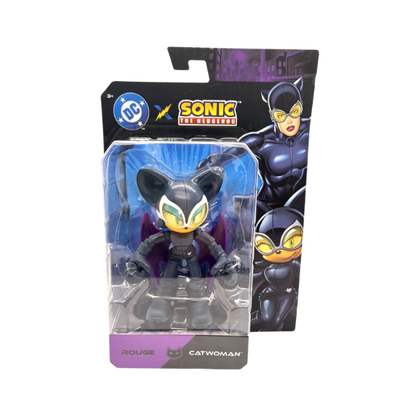 Jakks Pacific DC x Sonic the Hedgehog Rouge as Catwoman 5-Inch Action Figure