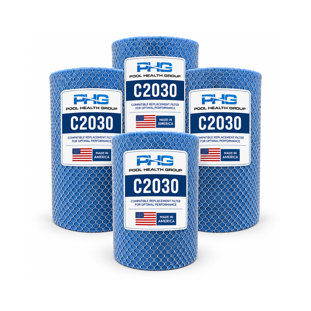 Pool Health Group PA56L/C2030 Pool Filter Cartridges 4-Pack – Hayward-Compatible